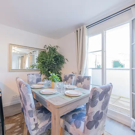 Apartment Le Cartier Appt F3, 7mn Disneyland, Parking,terrace