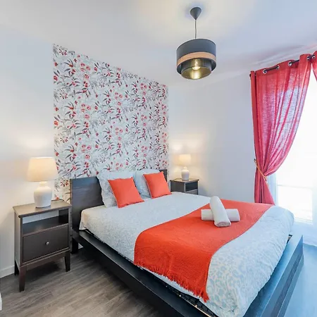 Apartment Le Cartier Appt F3, 7mn Disneyland, Parking,terrace Serris